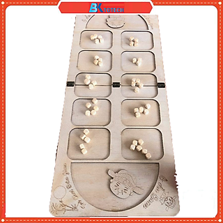 Đồ chơi dân gian Bộ đồ chơi ô ăn quan cho bé, Trò chơi dân gian bằng gỗ