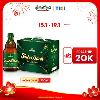 Bia Trúc Bạch IPA Craft - Hộp 6 chai 330ml - Phiên bản Tết 2024