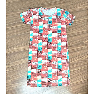 Váy đầm suông, vải thun mặc nhà - nữ dưới 45 kg