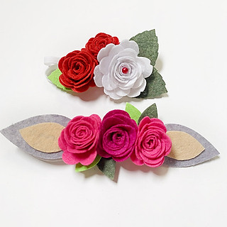 Set 2 băng đô bé gái cao cấp B08 (1-6 tuổi)