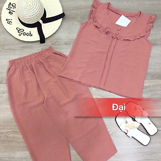 Đồ Bộ Mặc Nhà Vải Đũi Cao CấpGiảm 10K Đơn 200K