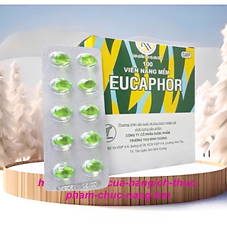 Eucaphor hỗ trợ giảm ho, hộp 100 viên