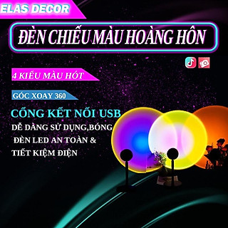Đèn Hoàng Hôn, Rose Sunset Đổi Màu, Đèn Cầu Vồng, Mặt Trời Livestream