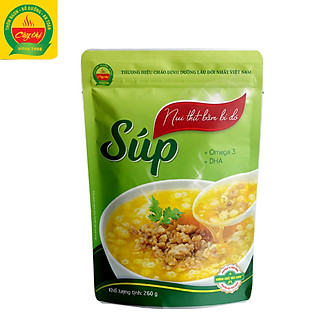 Súp Nui Thịt Bằm Bí Đỏ Cây Thị