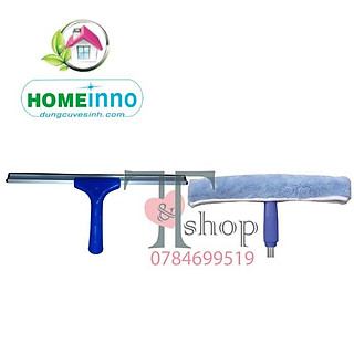 Bộ Cây Lau Kính, Cây Gạt Nước Kính Homeinno Cầm Tay Tiện Dụng (KHÔNG CÁN INOX)