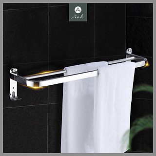Kệ Nhà Tắm Đa Năng Treo Khăn Mặt, Khăn Tắm Inox 304 ASSEL Dán Tường Chịu Lực Tốt