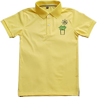 Áo Thun Cá Sấu Nữ Họa Tiết Chậu Cây