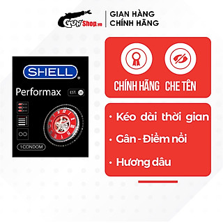 Bao cao su Shell Performax 6 in 1 kéo dài thời gian hộp 1 cái | GUNSHOP VIỆT NAM