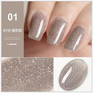 Sơn Gel Giả Bột AS Mẫu Mới Chai Đỏ Mã AYS 15ml Chính Hãng
