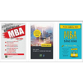 Combo 3 Cuốn Quản Lý Công Việc Hiệu Quả : MBA Căn Bản