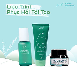Bộ Phục Hồi Tái Tạo GUO Nuôi Dưỡng Da Khỏe 3 sản phẩm GUO
