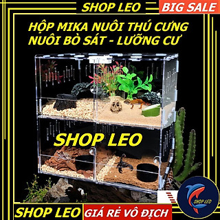 Lồng mika nuôi Thú cưng - Bò sát - Leopard Gecko - Bọ cạp - Thằn lằn