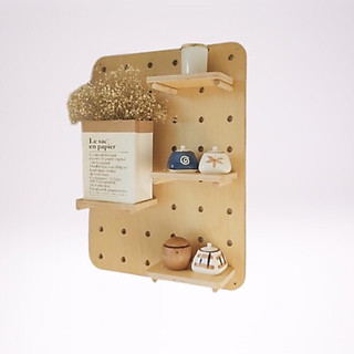 Bảng treo Decor PEGBOARD,plywood Kệ treo tường, Kệ Decor, Kệ lỗ, Giá treo lỗ