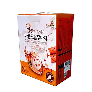 Bột ngũ cốc Hàn Quốc N-Choice Hạnh nhân, ý dĩ, củ mài và gạo mầm 800g – hộp 40 gói x 20g / gói