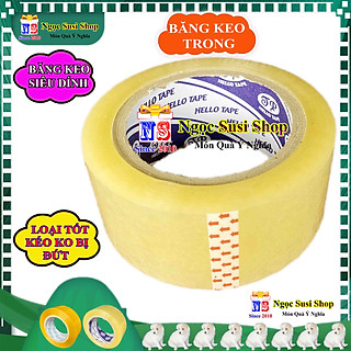 1 CUỘN BĂNG KEO TRONG VÀNG ĐỤC SIÊU DÍNH NHA MUA CHỌN LOẠI - BĂNG DÍNH CHẮC CHẮN