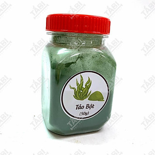 50G Tảo Xoắn Dạng Bột Cho Cá Ăn - Thức Ăn Cá Tảo Bột Xoắn