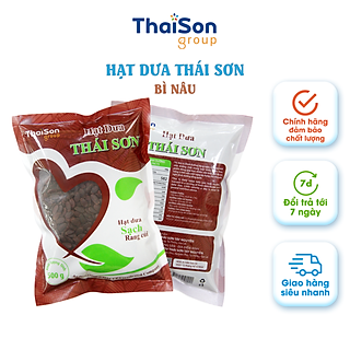 1Kg Hạt Dưa Thái Sơn sạch rang củi không nhuộm màu loại đặc biệt ngon bì nâu HD1N