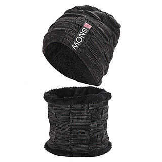 Set mũ len kèm khăn len cực ấm cho bớt mùa đông lạnh giá