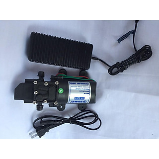 Bơm tăng áp. Bơm mini sumo màu đen kèm nguồn 12v_5a. dùng trong bộ xịt rửa xe, xịt rửa máy lạnh, tưới lan