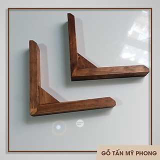 Eke, giá đỡ kệ chữ L dùng đóng kệ, trang trí, treo cây cảnh, treo đèn - Mẫu 1