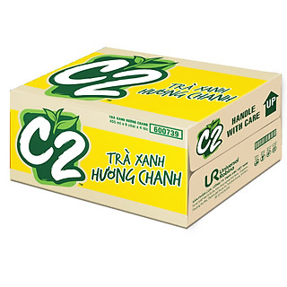 Thùng 24 chai Trà C2 455ml x 24 đủ vị