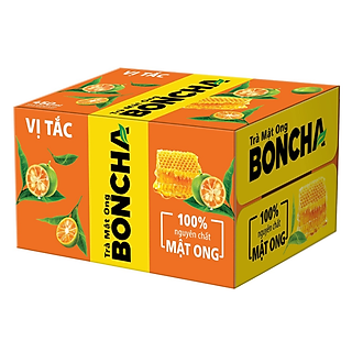 Thùng 24 Chai Trà Mật Ong vị Tắc BONCHA 450ml