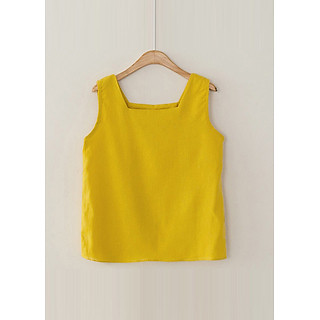 Áo Sát Nách Cổ Vuông Vải Lanh