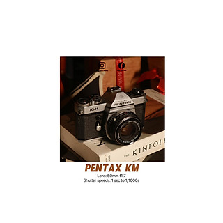 máy ảnh PENTAX KM + lens 50mm 1.8
