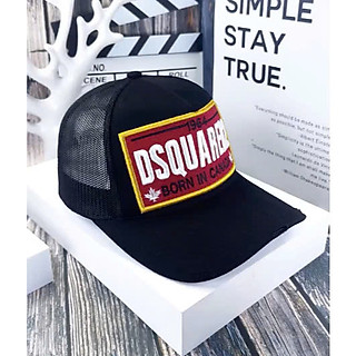 Nón kết, mũ lưỡi trai cho DSQUARED2 phối lưới form chuẩn thời trang (Ảnh thật)