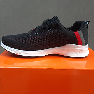 Giày Thể Thao Nam Màu Đen, Sneaker Nam Màu Đen, Đế Êm S89
