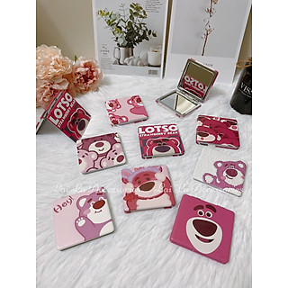 Gương Cầm Tay Hình Gấu Đáng Yêu 2 Mặt Gương