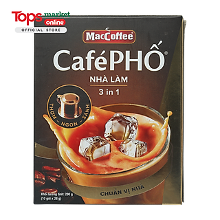 Cà Phê Sữa Mac Coffee Café Phố Nhà Làm 10*28G