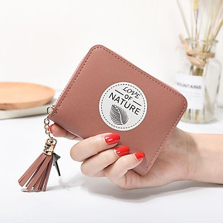 Ví bóp nữ cầm tay đựng tiền nhỏ mini siêu đẹp nature VN31
