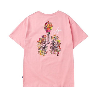 ÁO THUN RỘNG MÀU HỒNG NAM NỮ AZIER