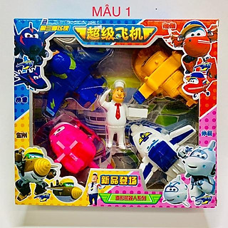 Đồ chơi Đội bay siêu đẳng bộ 4 nhân vật và 1 siêu anh hùng