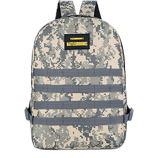 Balo Đi Học PUBG Xám Rằn Ri Chất Liệu Cao Cấp