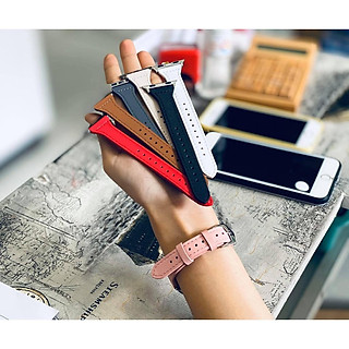 Dây da bản nhỏ sang chảnh dành cho Apple Watch
