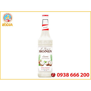 Siro MONIN Dừa 700ml (MONIN COCONUT SYRUP)