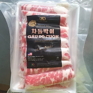 Gầu bò cuộn /차돌박이(500g)