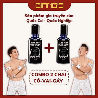 Cao xoa bóp thảo dược giảm đau Cổ-Vai-Gáy, Dầu xoa bóp gia truyền GIANG'S 50ml