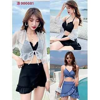 BỘ BƠI 3 CHI TIẾT CAO CẤP VIỀN BÈO SIÊU ĐIỆU ĐÀ MÃ 986681