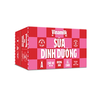 Thùng 48 Bịch Sữa Dinh Dưỡng Vinamilk Hương Dâu  (220ml / Bịch)