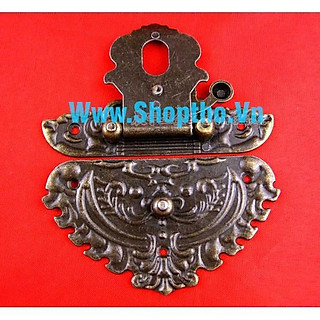 Khóa hộp giả cổ A074 - 69*60mm (set 2 bộ)