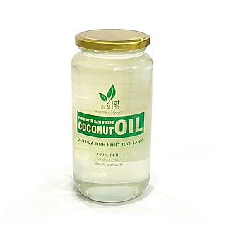 Dầu dừa tinh khiết tươi lạnh Viet Healthy 1 LÍT