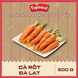 HCM - Cà rốt Đà Lạt (500g) - [Giao nhanh TPHCM]