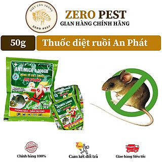 Thuốc diệt chuột sinh học An Phát 50g, thuốc chuột sinh học, thuốc diệt chuột hiệu quả 100%, bả diệt chuột an phát