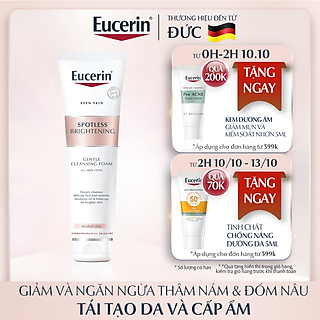Sữa Rửa Mặt Sáng Da Eucerin Spotless Brightening Gentle Cleansing Foam 150g