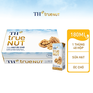 Thùng 48 hộp sữa hạt óc chó TH True Nut 180ml (180ml x 48)