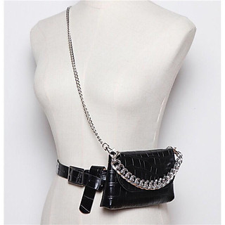 Túi Đeo Thắt Lưng Dây Xích 2 dây đeo