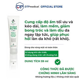 Kem bôi y tế ALHYDRAN Cracked Dry Skin Care phục hồi và làm dịu da bị khô nứt, cung cấp dưỡng chất ngay lập tức cho da